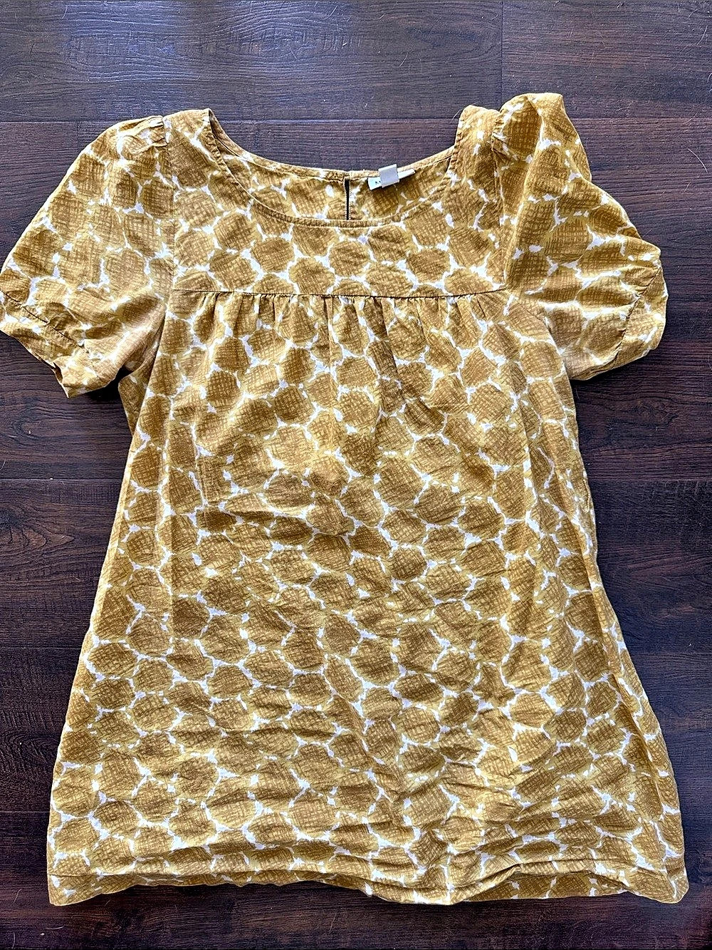 Mimi Maternity Mini Printed Shirt Size Small Like New